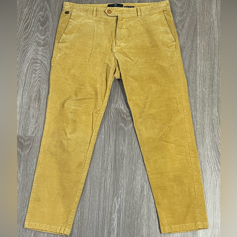 Scotch & Soda Newman Mustard Yellow Corduroy W31/L34